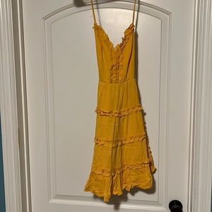 Bright yellow sundress